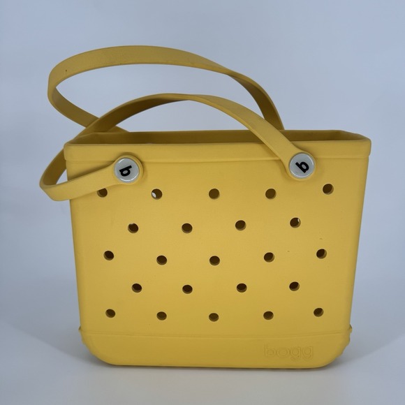 Bogg Bag Yellow Medium Tote 14.5 X 12 X 5 Baby Bag Beach Bag - Picture 3 of 9
